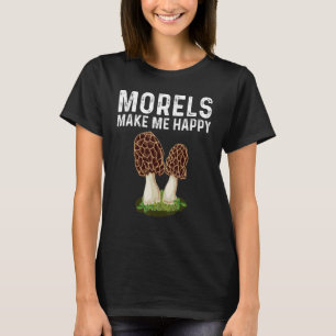 Morel Mushroom For Men Women Mushroom Hunters T-Shirt