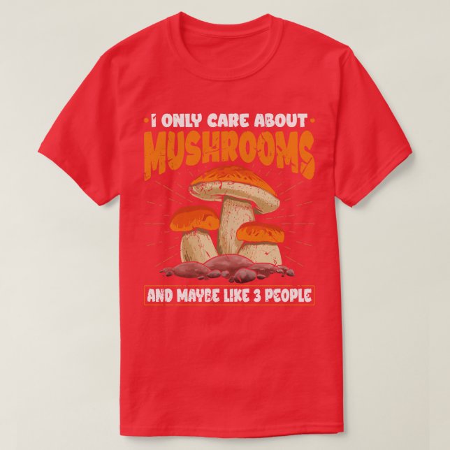 Morel Mushroom Hunting T-Shirt (Design Front)