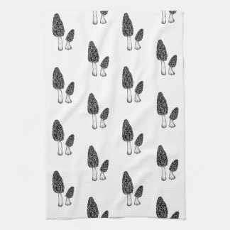 Morel Mushroom Kitchen Towel