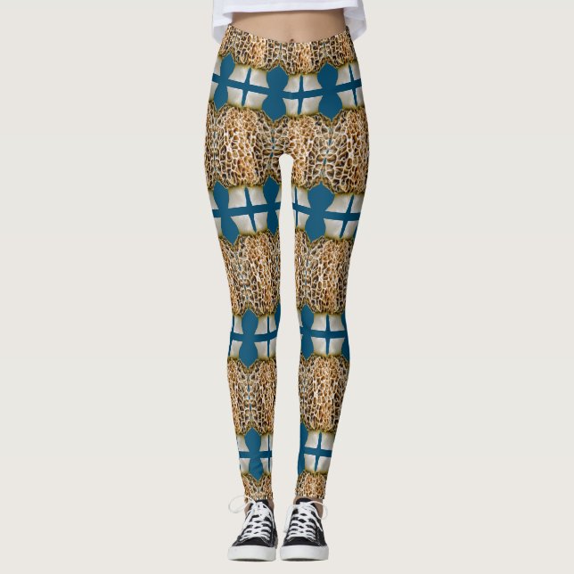 Morel mushroom leggings (Front)