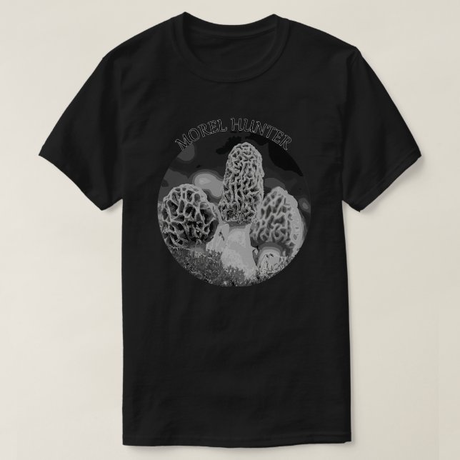 Morel Mushroom T-Shirt (Design Front)