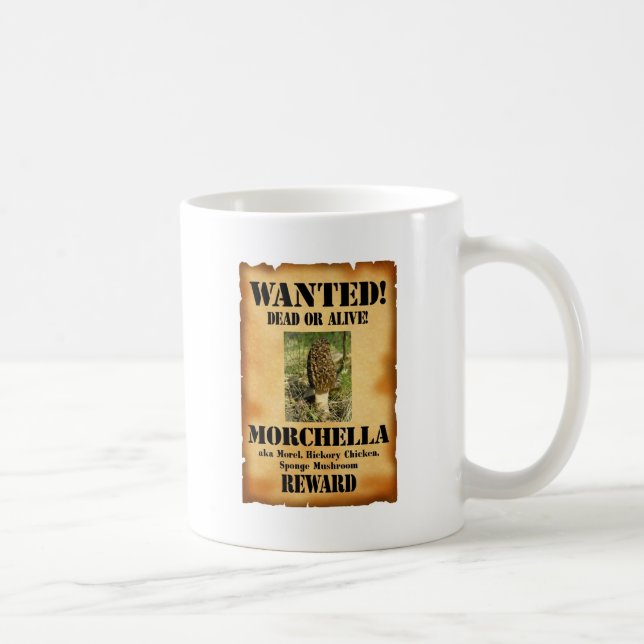 Morel - Wanted Poster Coffee Mug (Right)
