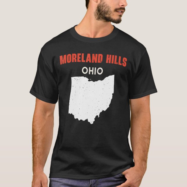 Moreland Hills Ohio USA State America Travel Ohioa T-Shirt (Front)