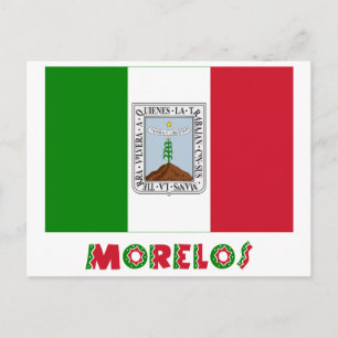 Morelos Unofficial Flag Postcard