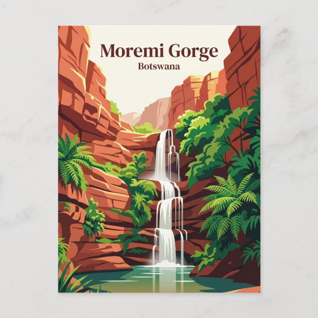 Moremi Gorge Botswana Postcard (Front)