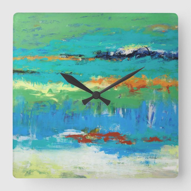 Moreover Square Wall Clock (Front)