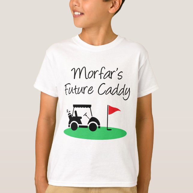 Morfar's Future Caddy Swedish Grandchild T-Shirt (Front)