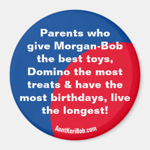 Morgan-Bob Domino Parents Magnet