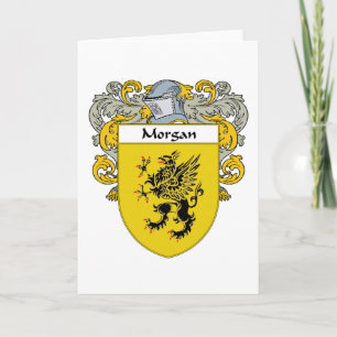 Morgan Coat of Arms (Mantled) Holiday Card