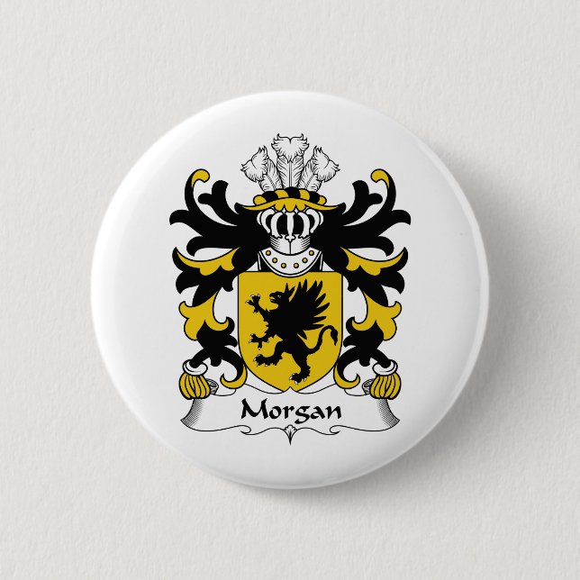 Morgan Family Crest 6 Cm Round Badge (Front)
