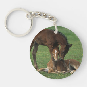 Morgan Foals Playing Key Ring