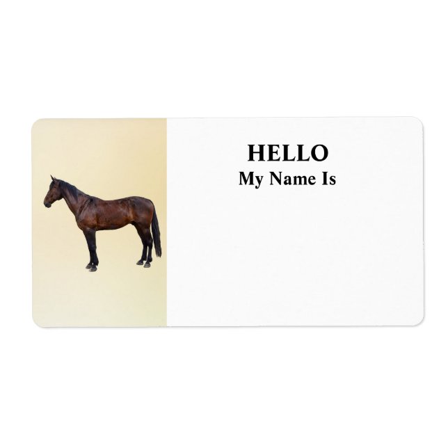 Morgan Horse in Profile (Front)