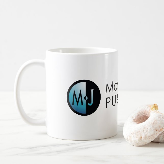 Morgan James Classic White Mug (With Donut)