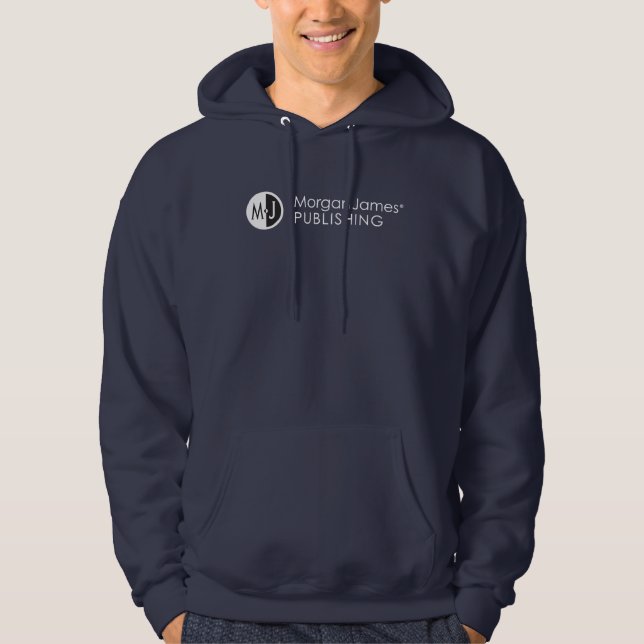 Morgan James Navy Basic Hoodie (Front)