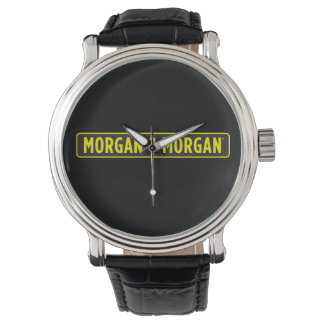 Morgan & Morgan Small Round Button Watch