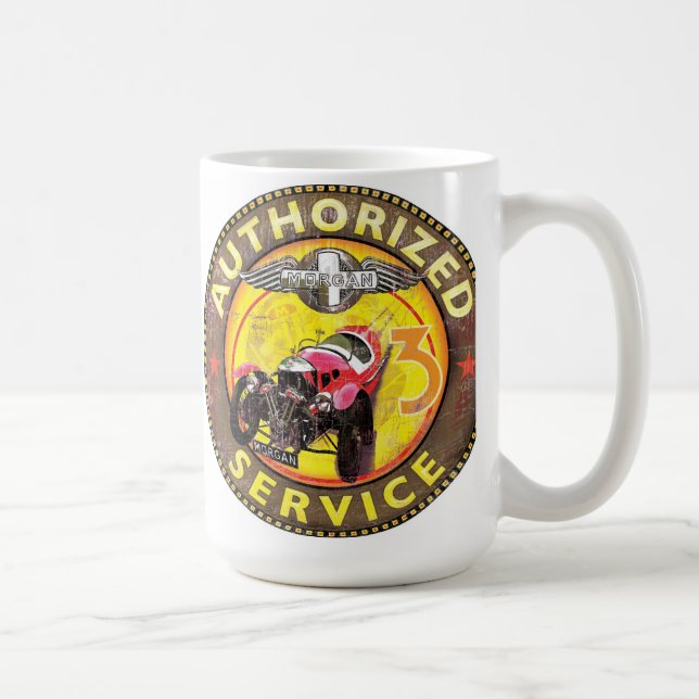 Morgan three wheeler service coffee mug (Right)