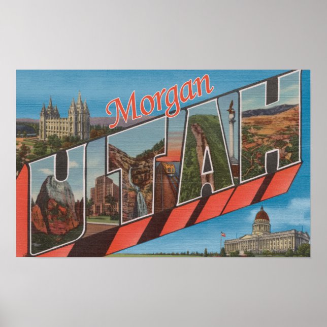 Morgan, UtahLarge Letter ScenesMorgan, UT Poster (Front)