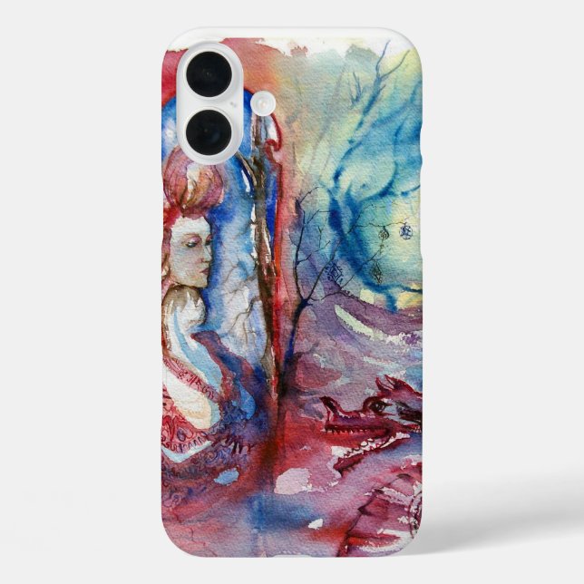MORGANA / Magic and Mystery ,Pink Blue Fantasy Case-Mate iPhone Case (Back)