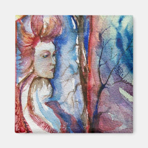 MORGANA / Magic and Mystery ,Pink Blue Fantasy Magnet