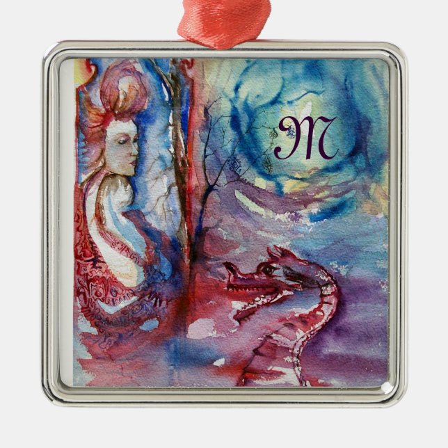 MORGANA monogram Metal Tree Decoration (Front)