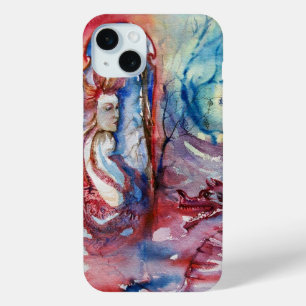MORGANA Pink Blue Fantasy iPhone 15 Mini Case