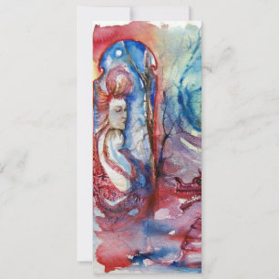 MORGANA , pink blue purple red white Invitation