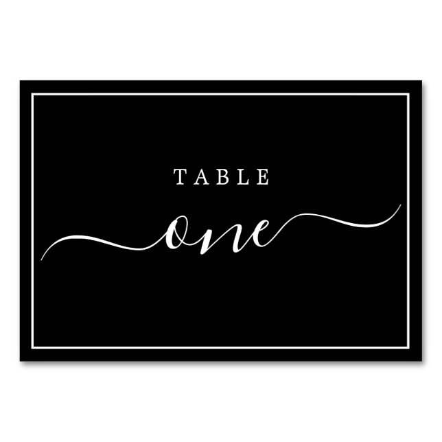 Morgana Wedding Suite- Table Numbers (Front)
