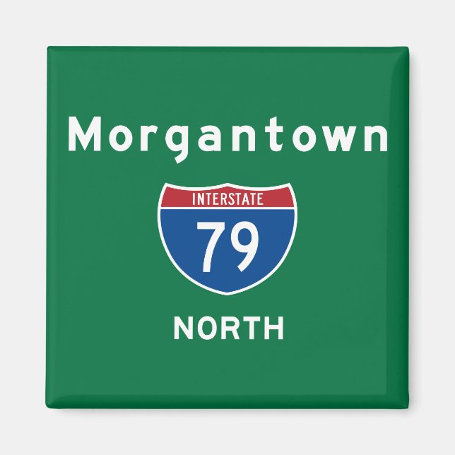 Morgantown 79 magnet (Front)