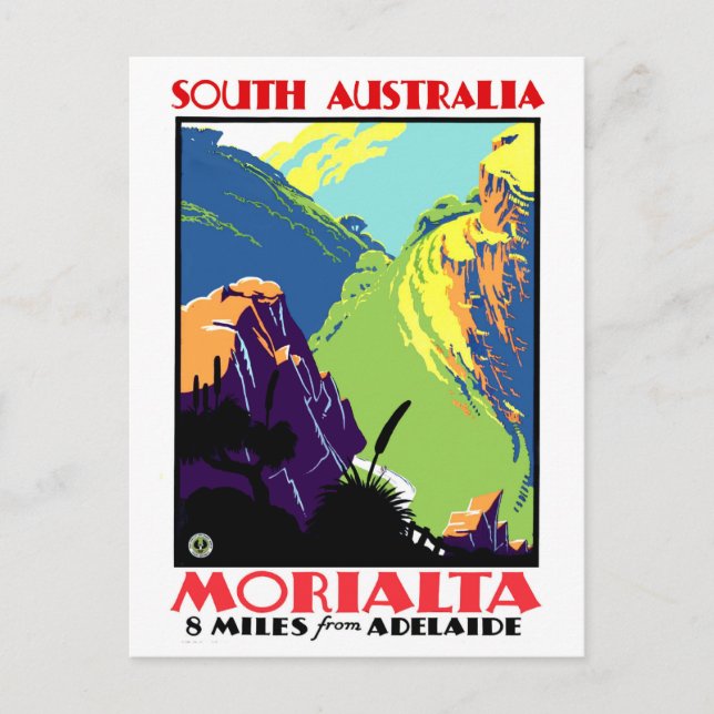 Morialta, 8 miles from Adelaide, South Australia Postcard (Front)