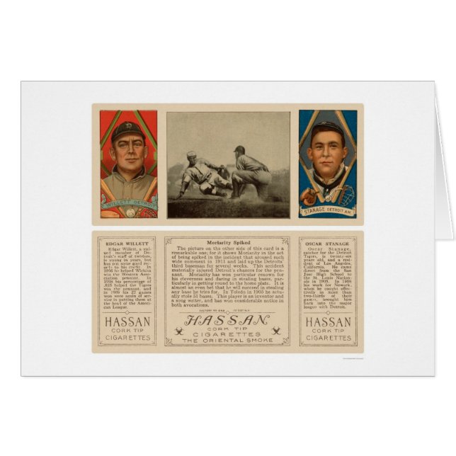 Moriarty Spiked Tigers Baseball 1912 (Front Horizontal)