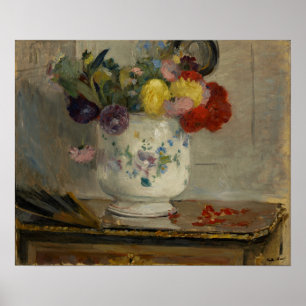 Morisot - Dahlias 1876 Poster