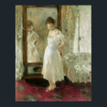 Morisot - Psyche 1876 Poster<br><div class="desc">Psyche 1876 by Berthe Morisot. For more poster-ready images from Zedign Art Series Book 23 "Berthe Morisot - Paintings & Drawings",  visit https://books.zedign.com/zas/23.html</div>