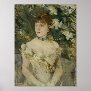 Morisot - Young Woman Dressed For The Ball 1879 Poster