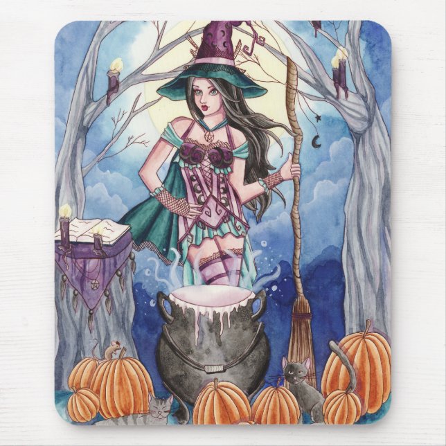Morissa - Witch Mousepad (Front)