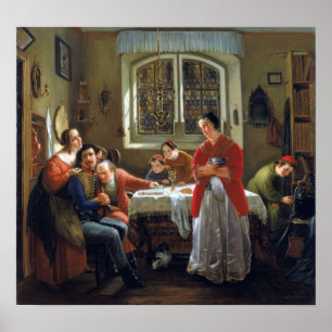 Moritz Daniel Oppenheim The Return Poster