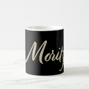 Moritz Name whitegold Tasse Teetasse Coffee Mug