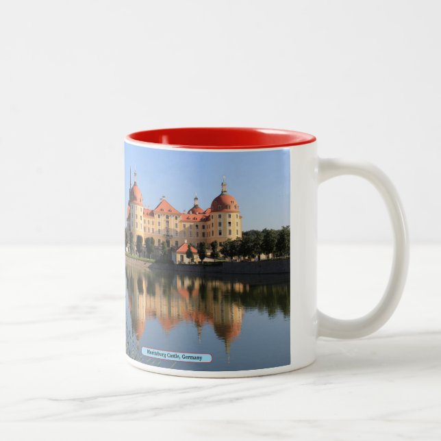 Moritzburg Castle, Germany Two-Tone Coffee Mug (Right)
