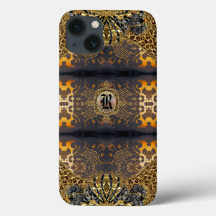 Morjianae Baroque Style Monogram iPhone 13 Case