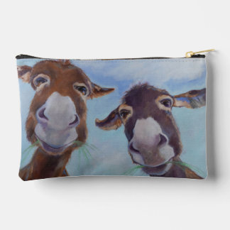 Mork and Mindy donkeys.. sure to make you smile! Accessory Pouch