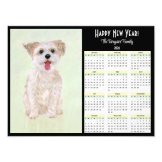 Morkie 2026 Calendar Photo Print
