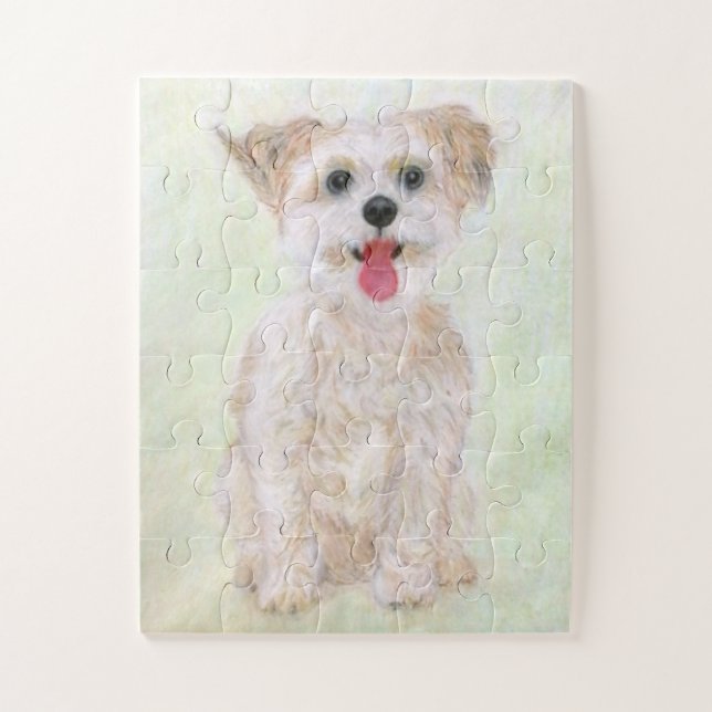 Morkie Dog Oversized Puzzle (Vertical)
