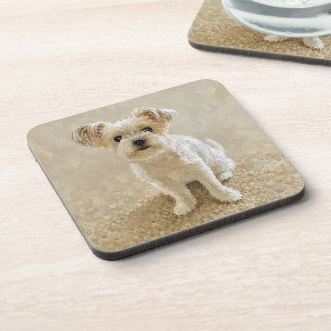Morkie Love Coaster (Left Side)