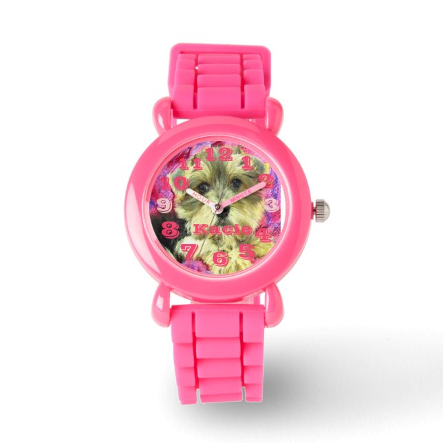 morkie pink watch (Front)