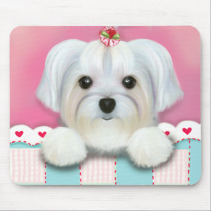 MORKIE SHELLY MOUSE PAD