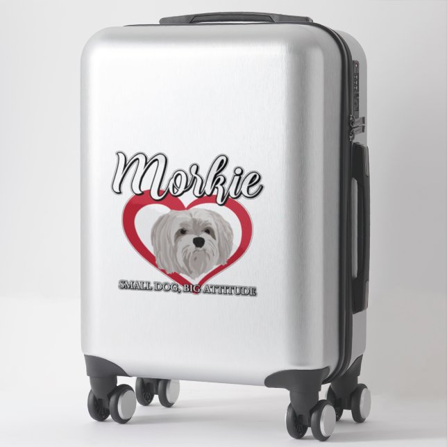 Morkie - Small Dog, Big Attitude - 3 (Suitcase)