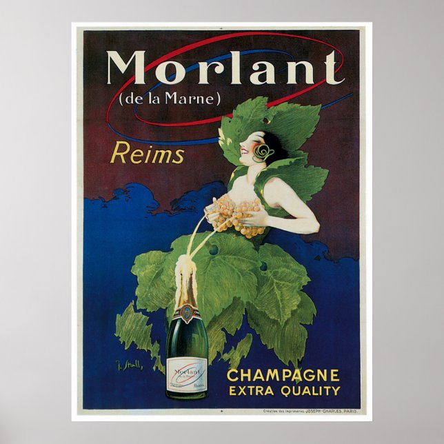 Morlant Champagne Advertisment Poster (Front)