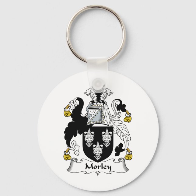 Morley Family Crest Key Ring (Front)