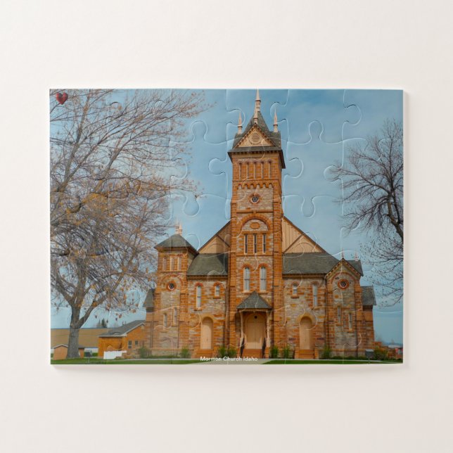 Mormon Church Idaho Jigsaw Puzzle (Horizontal)