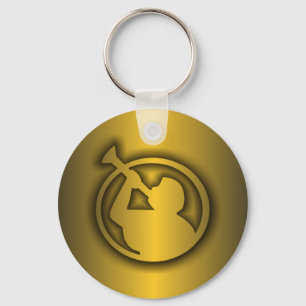 Mormon Gold Key Ring