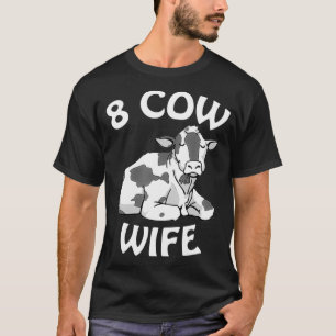 Mormon LDS Funny 8 Cow Wife  Men Women T  T-Shirt